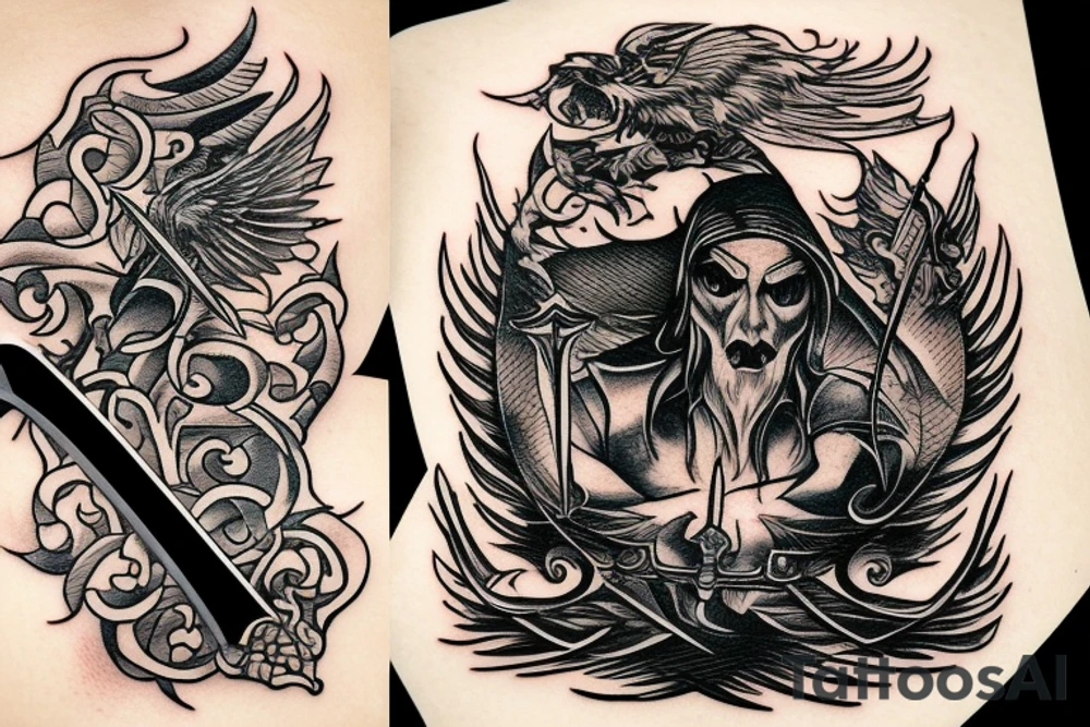 trials of sword, smoke, and fire tattoo idea