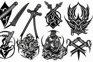 trials of sword, smoke, and fire tattoo idea