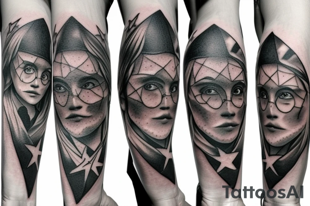 Three stars from Harry Potter tattoo idea