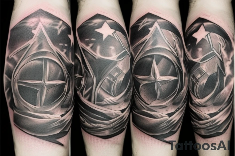 Three stars from Harry Potter tattoo idea