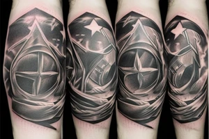 Three stars from Harry Potter tattoo idea