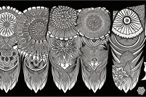 Lotus mandala tattoo idea