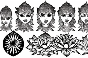 Cambodia lotus tattoo idea