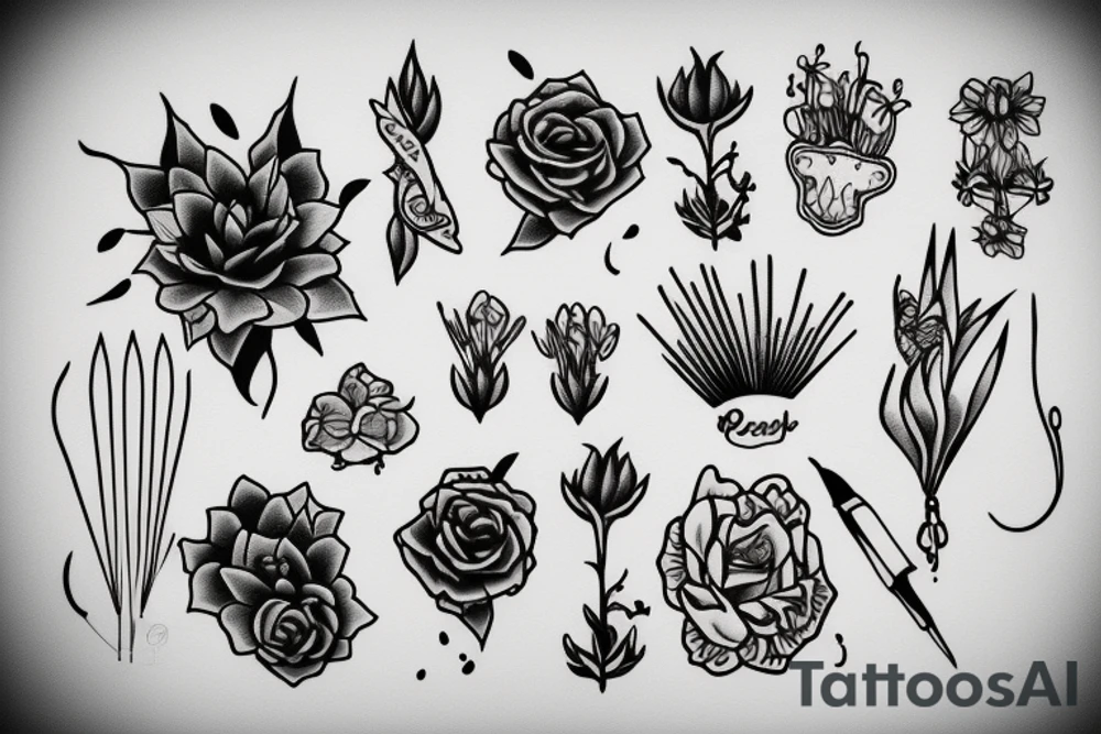 Garden tattoo idea