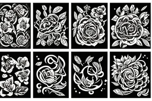 Garden at night tattoo idea