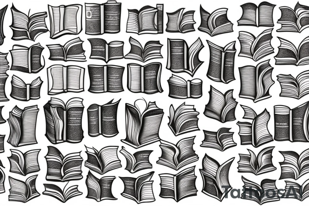 Books tattoo idea