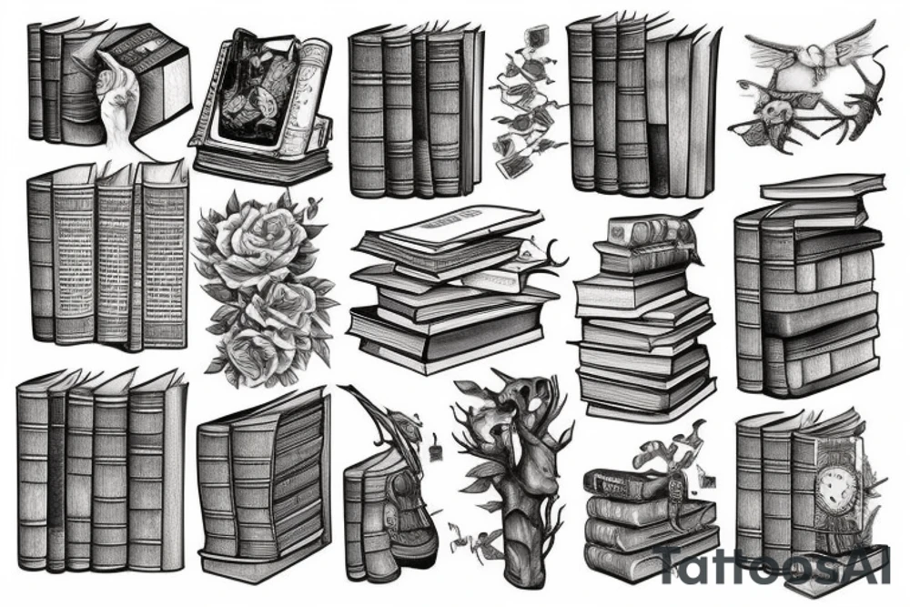 Books tattoo idea