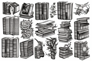 Books tattoo idea