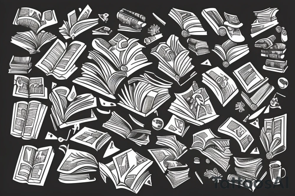 Books tattoo idea