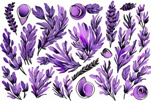 Lavender tattoo idea