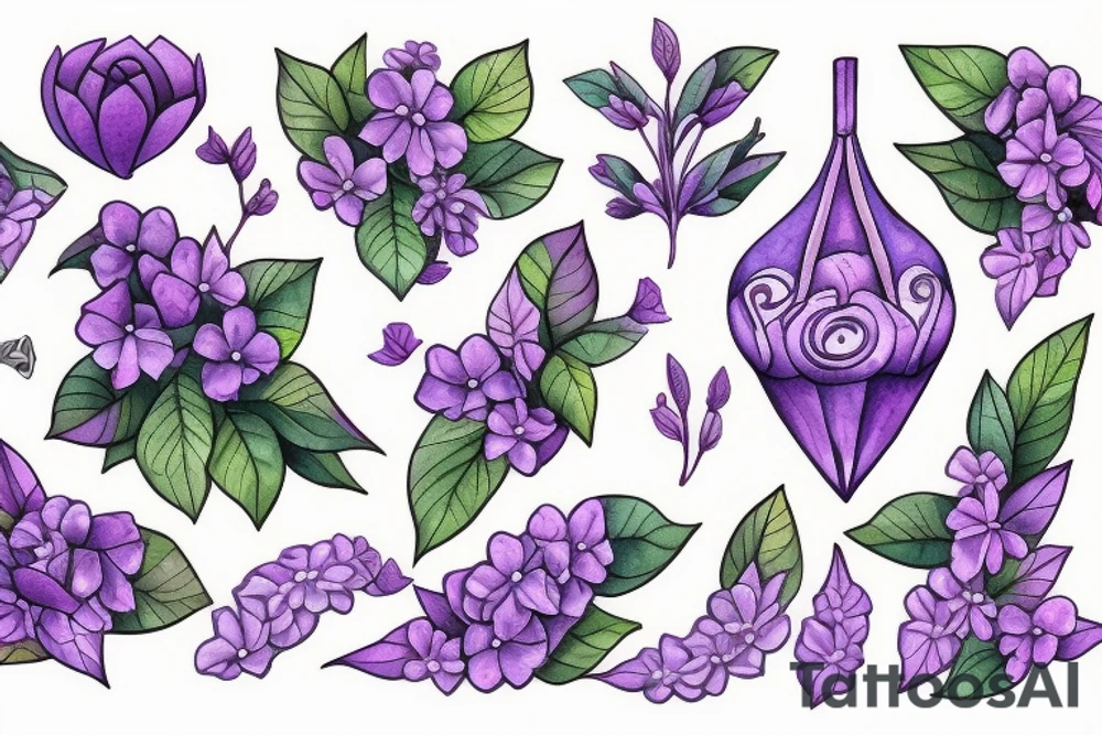 Lilac tattoo idea