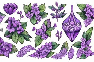 Lilac tattoo idea