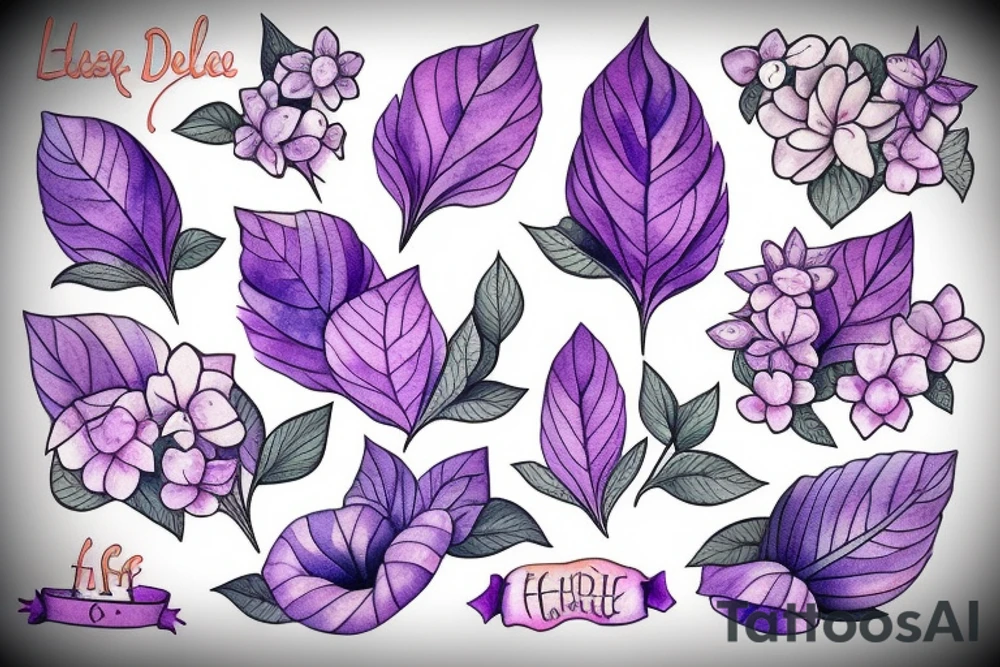 Lilac tattoo idea