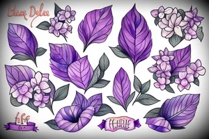 Lilac tattoo idea