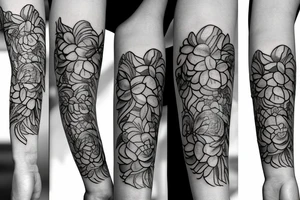 Hydrangea tattoo idea