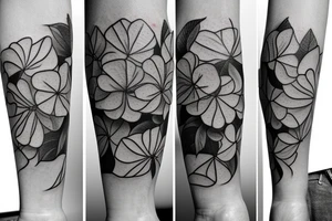 Hydrangea tattoo idea