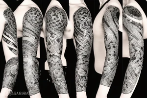 Japanese style sleeve tattoo idea