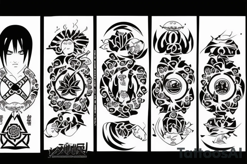 naruto kunai white lotus queen of hearts tattoo idea