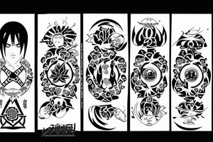 naruto kunai white lotus queen of hearts tattoo idea