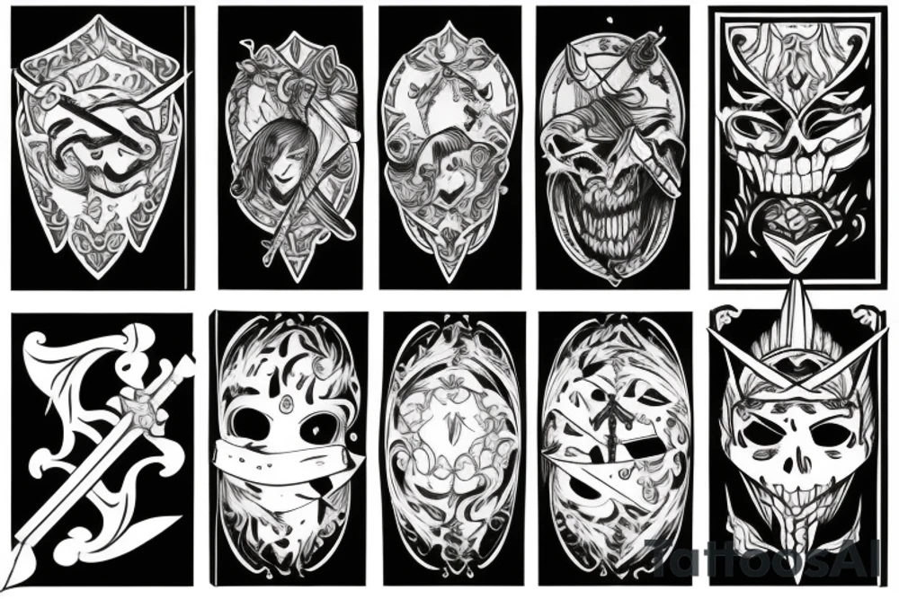 trial by sword tattoo idea