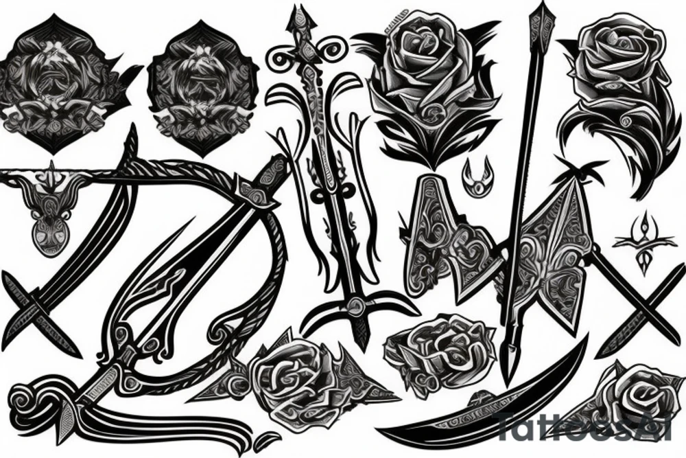 trial by sword tattoo idea