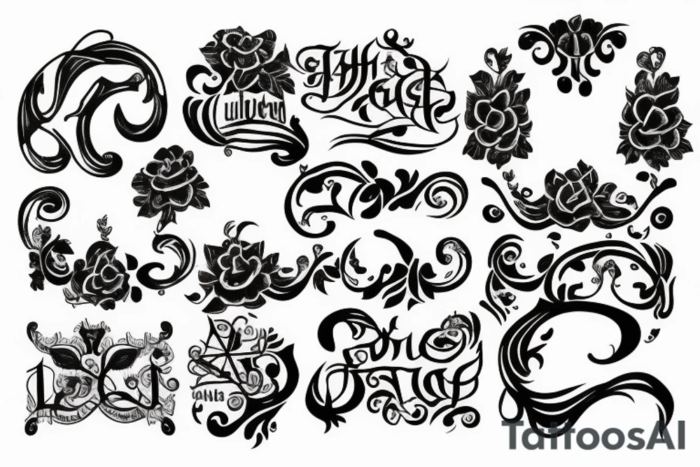 LUC as an ambigram tattoo idea