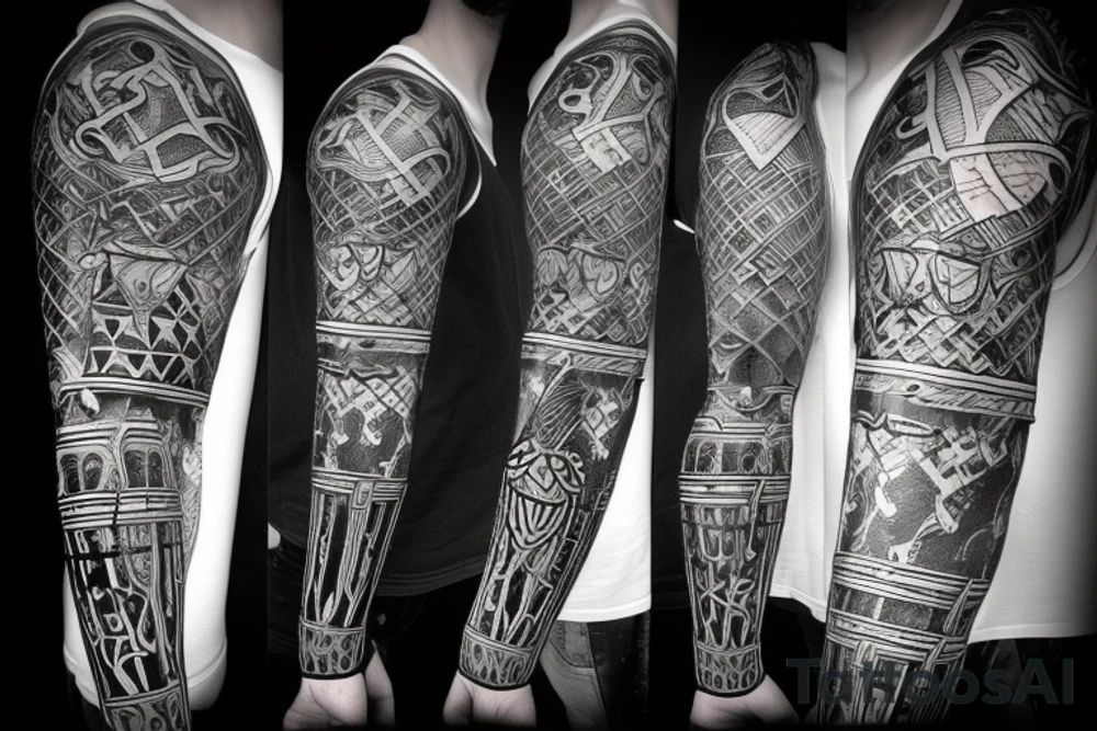 shadow knight with a sword tattoo idea
