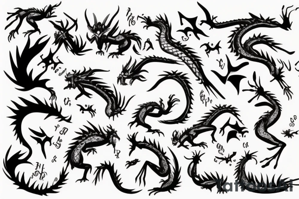 Dragon tattoo idea