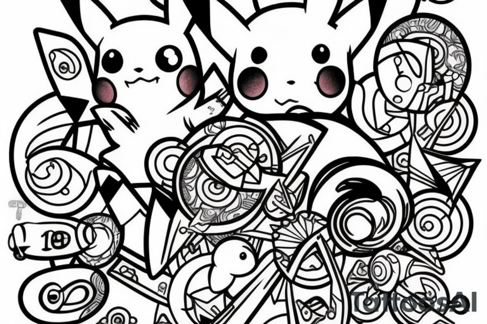 Pikachu tattoo idea