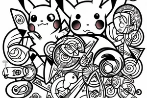 Pikachu tattoo idea