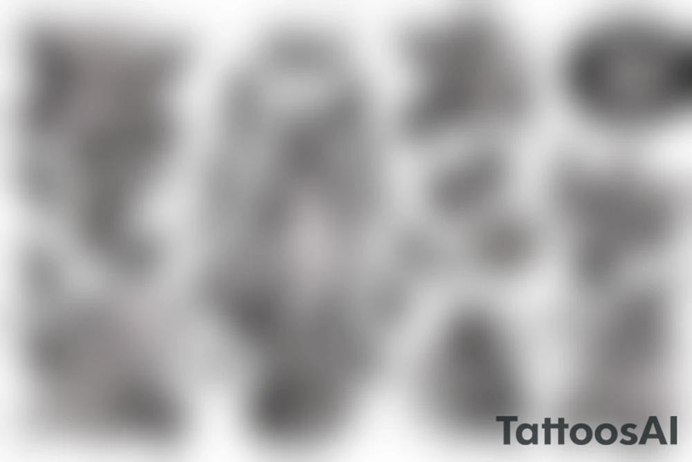 Planche de flash vierge Marie tattoo idea