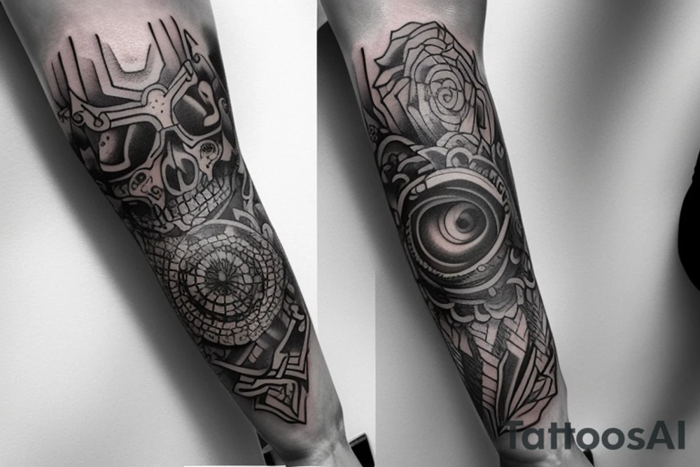 Meaningful sleeve tatto tattoo idea