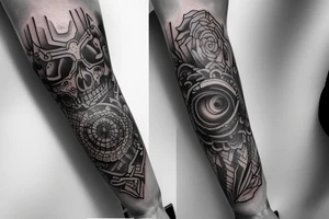 Meaningful sleeve tatto tattoo idea