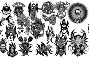 Shpongle album logo head tattoo idea
