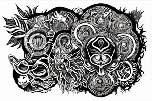 "Are you shpongled" album art logo tattoo idea