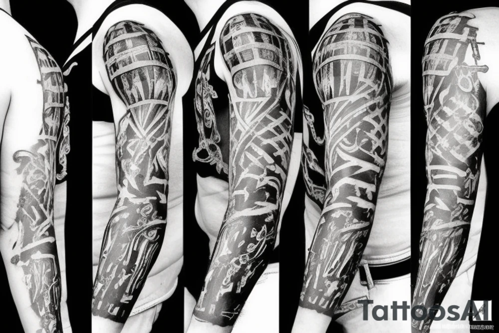 skeleton wearing a mitre tattoo idea