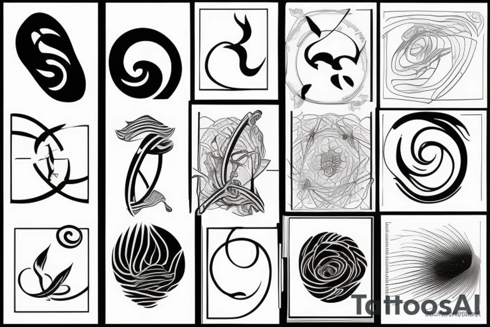 golden ratio tattoo idea