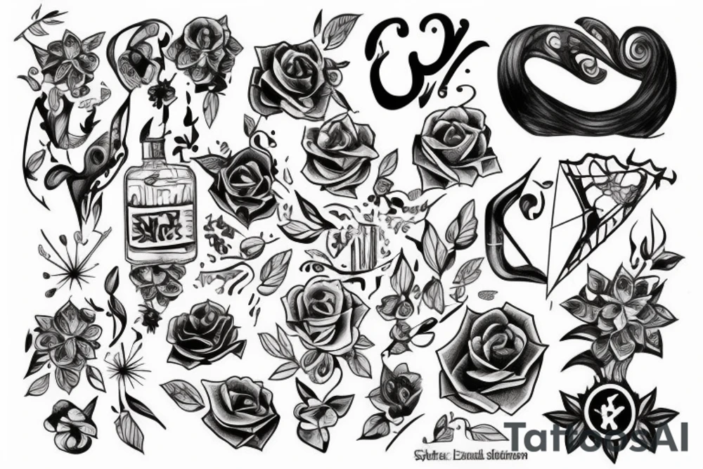 كن لنفسك كل شيء tattoo idea
