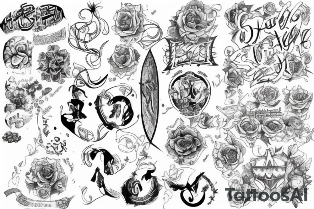كن لنفسك كل شيء tattoo idea