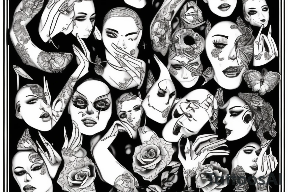 كن لنفسك كل شيء tattoo idea