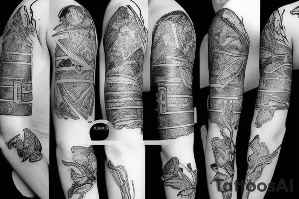 كن لنفسك كل شيء tattoo idea