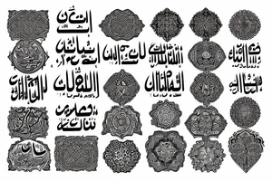 Arabic tattoo tattoo idea