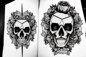 a skull that harry styles would get tattoo idea