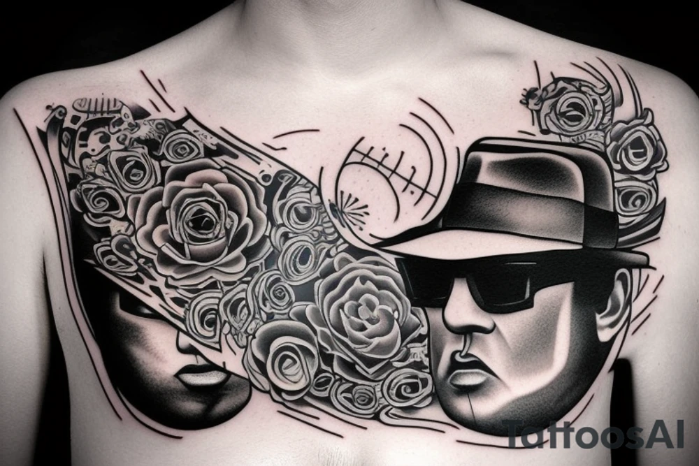 blues brother tattoo tattoo idea
