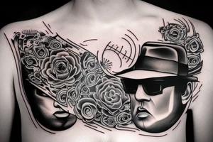blues brother tattoo tattoo idea