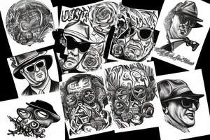 blues brother tattoo tattoo idea