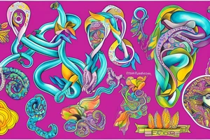 Fallopian tubes tattoo idea