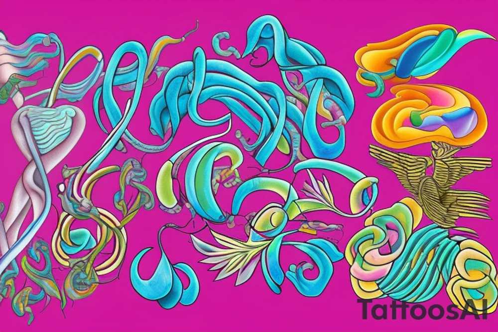 Fallopian tubes tattoo idea