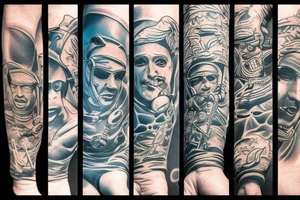 Scuba diver Saint Brendan tattoo idea