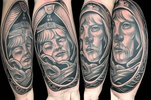 Saint Brendan protector of mariners tattoo idea